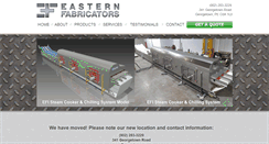 Desktop Screenshot of easternfabricators.com